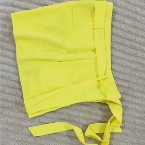 Alice + Olivia Bright Yellow Women's Skorts